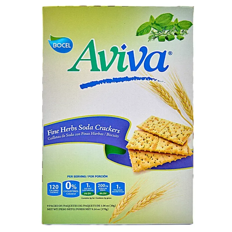 Aviva Soda Finas Hierbas 4 Paq 