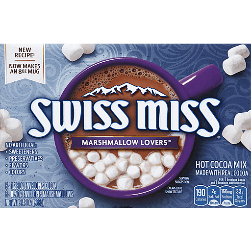 Swiss Miss Cocoa Marshmallow 8/9.6 Oz