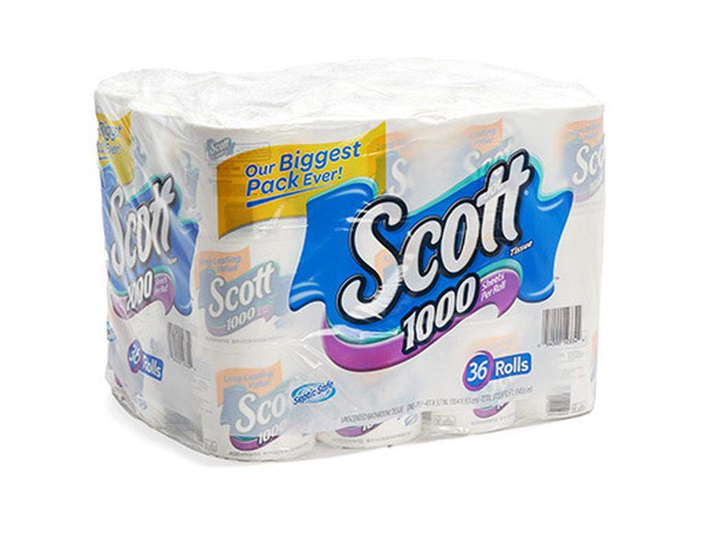 Papel higienico scott 36/1/1000 hojas