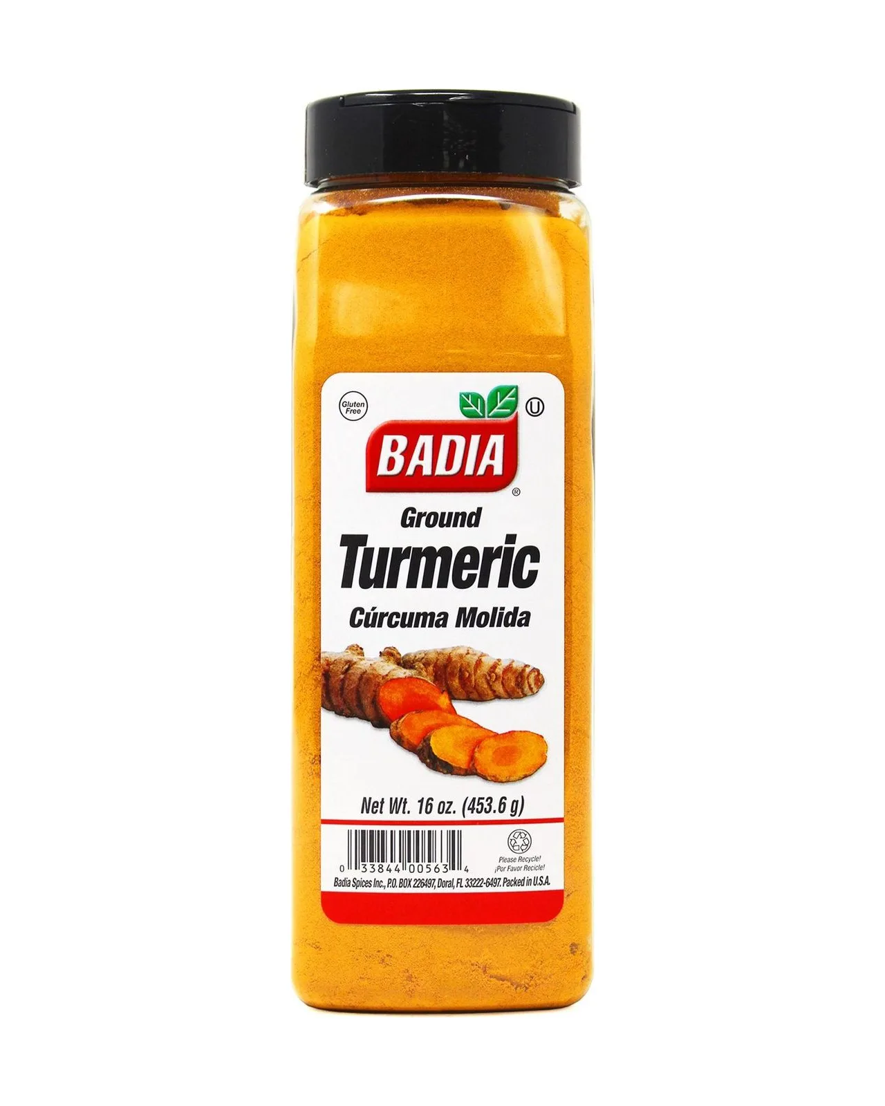 Badia Cúrcuma En Polvo (Turmeric) 16 oz (Jarra)