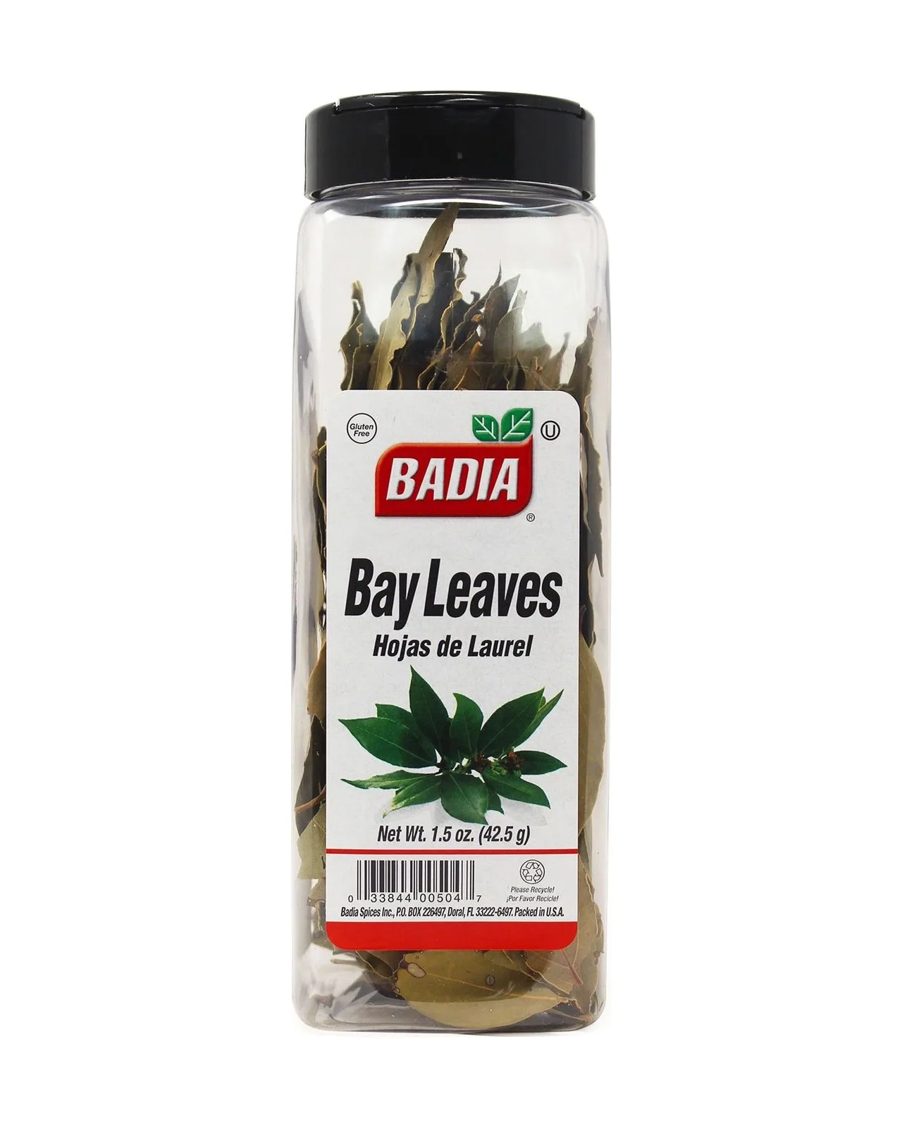 Badia Hojas De Laurel Entera 1.5 oz (Jarra)