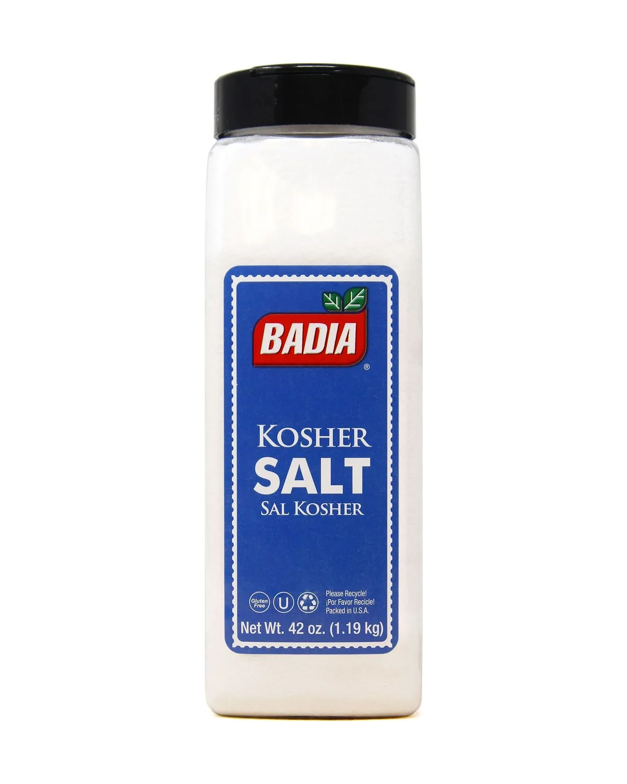 Badia Sal Kosher 4/42 Oz (Jarra)