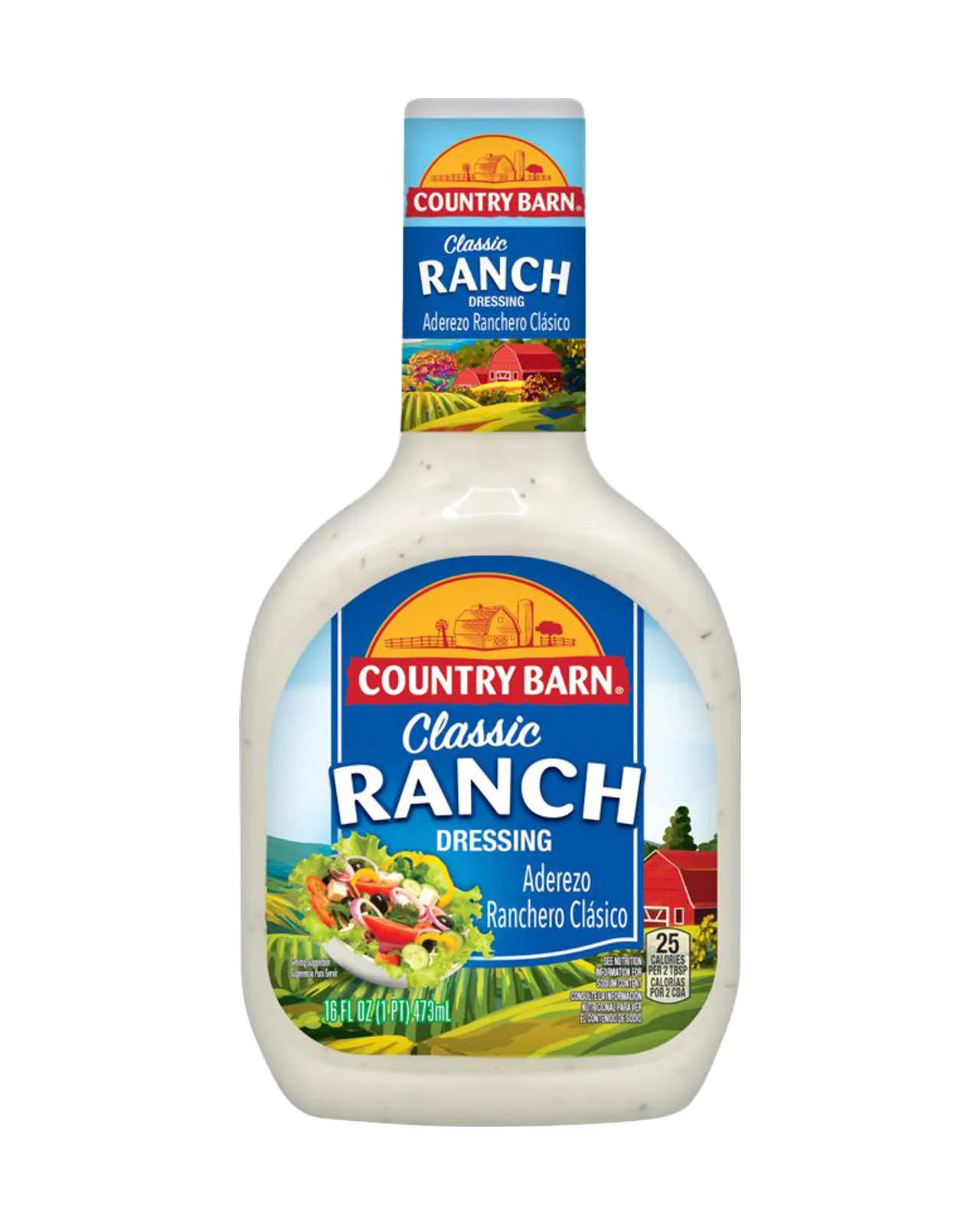 Cntry barn aderezo ranch 12/16 oz