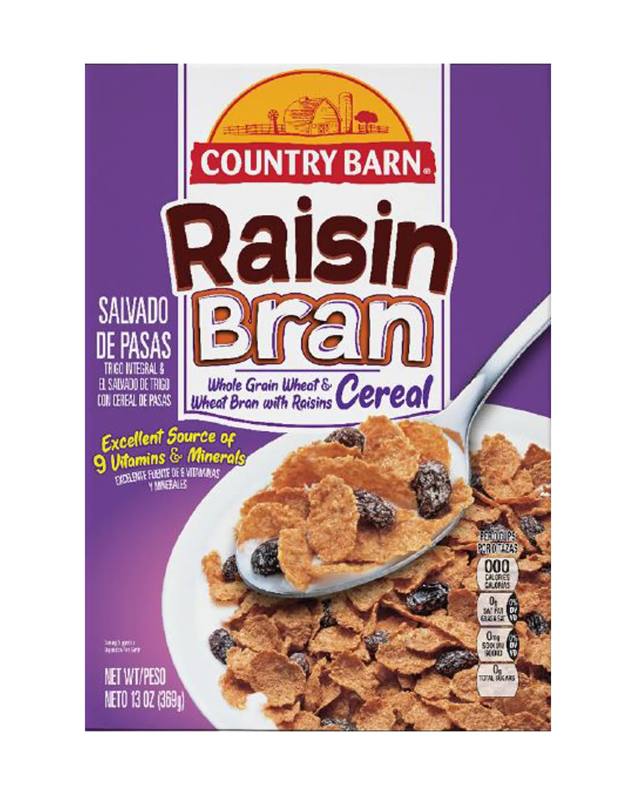 Cntry Barn Cereal Raisin Brand 12/7 Oz