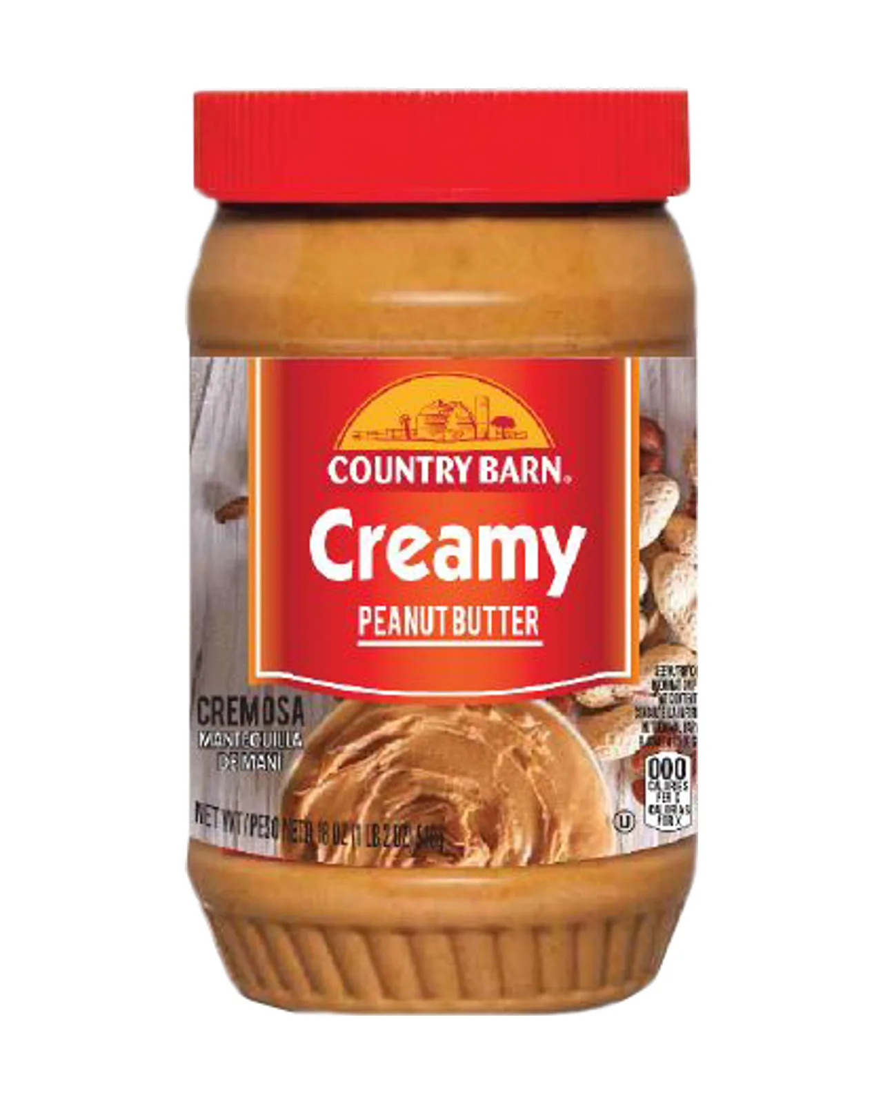 Cntry Barn Mantequilla Mani Smth 12/16 Oz
