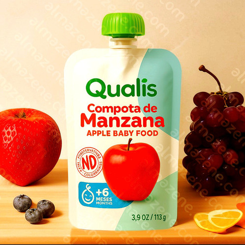 Compota Qualis Manzana 24/3.9 Oz