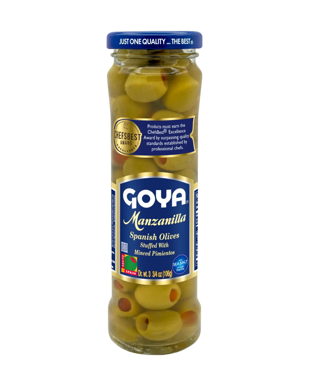 Goya Aceitunas Manzanilla Con Pimientos 12/4.01 Oz