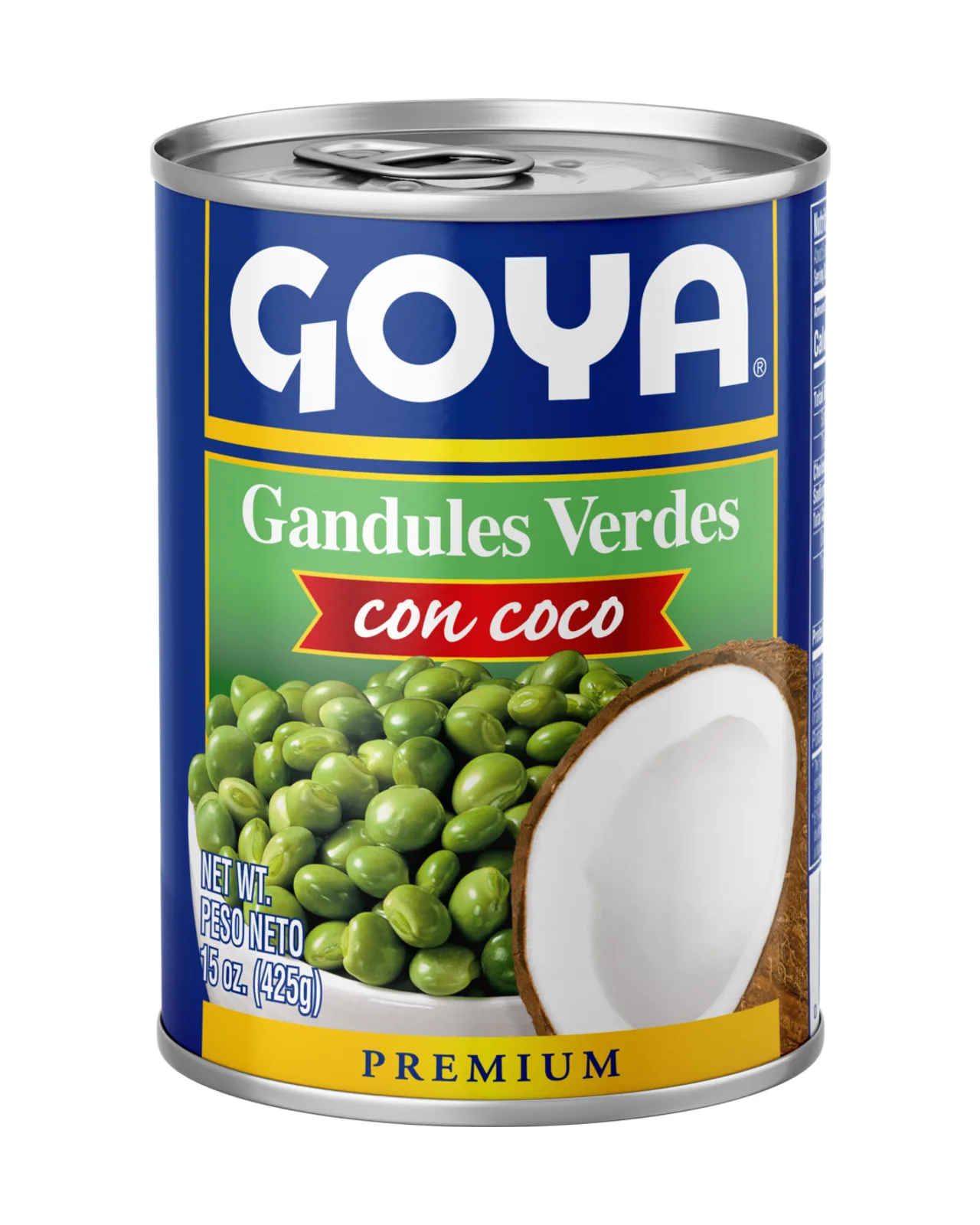 Goya Guandules Verdes Con Coco 24/15 Oz