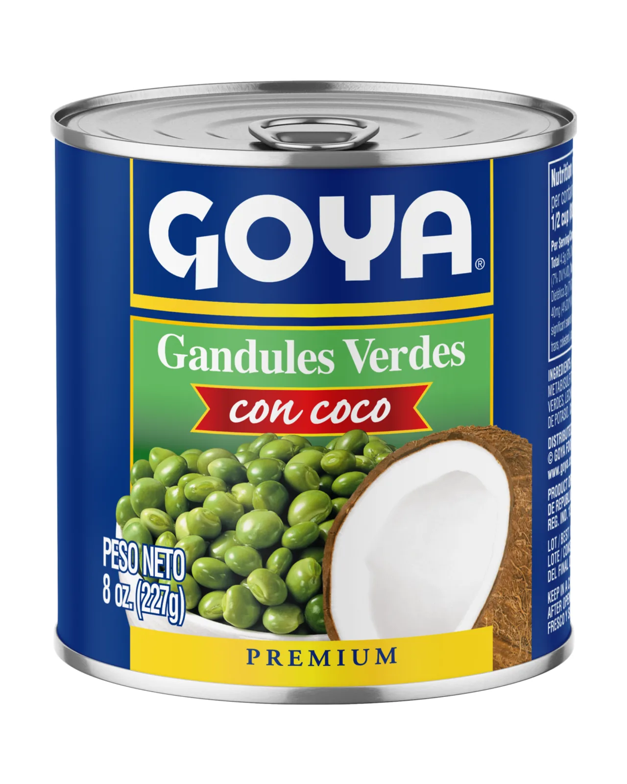 Goya Guandules Verdes Con Coco 24/8 Oz
