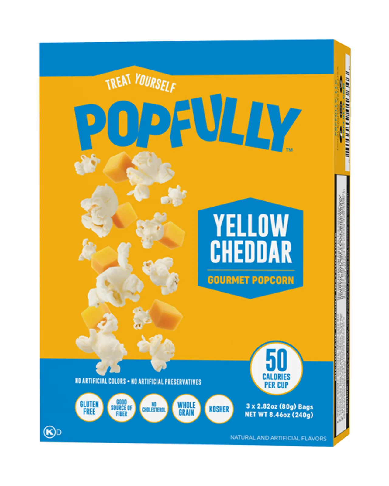 Popfully Palomitas Maíz Cheddar 3Pk 3.5 Oz